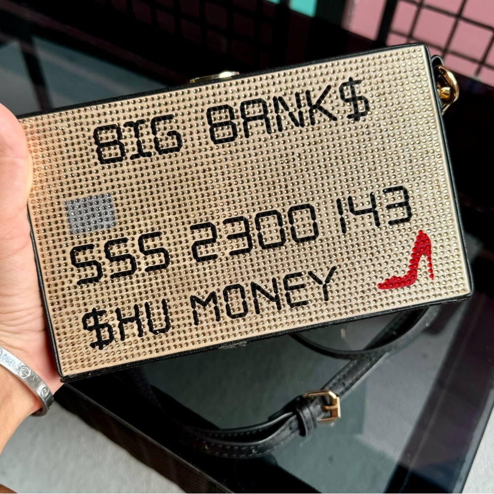 ALDO ULAURI $hu money credit card clutch crossbody bag - Picture 3 of 7